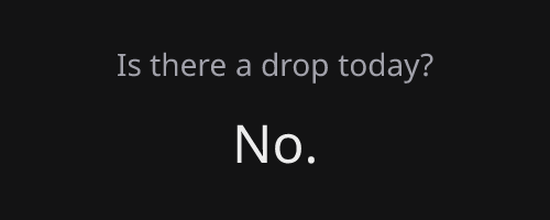 IsThereADropToday.com preview